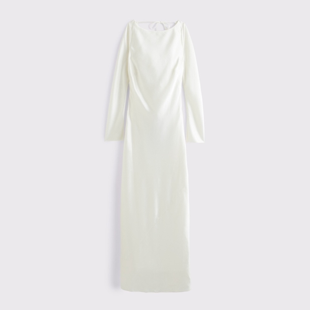 Abercrombie & Long Sleeve Cowl Back Dress